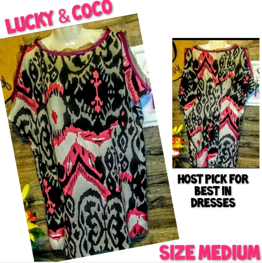 Lucky and Coco Dolman Sheath Dress Size Medium